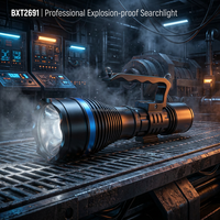 Lampe torche LED anti-explosion à haut lumen, rechargeable, pour pompiers, sauvetage, marine, offshore, industrie