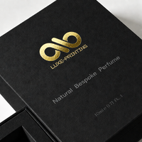 Boîte cadeau rigide de luxe avec logo estampé à l'or pour parfums et cosmétiques, avec inserts EVA personnalisés et emballage de vente au détail sécurisé