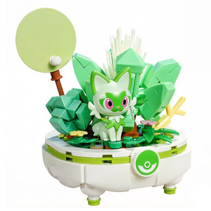 Ensemble de briques de construction Keeppley, modèle de plante en pot de <span class=keywords><strong>dessin</strong></span> <span class=keywords><strong>animé</strong></span> à faire soi-même, blocs de puzzle 3D, jouet de construction à collectionner, cadeau pour enfants et adolescents - Product Image 3