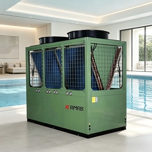 Pompe à chaleur air-eau 50SR/180kW, capacité ultra élevée, COP4.4, 380V triphasé, unité DHW pour hôtel, hôpital, usine - Product Image 3