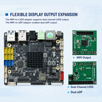 Maßgefertigtes POS-Mainboard RK3566 Android 11 WiFi6 BT54 1T NPU AI Eingebettetes Systemboard Hersteller OEM ODM