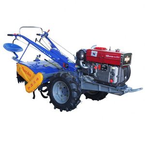 15HP Diesel <b>Walking</b> Rotary Tiller Complete Agricultural <b>Machine</b> - Product Image 2