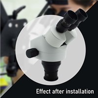 Multi-Directional Micro-Setting Microscope with Inlaid Mirror Spring Bracket for Jewelry Machines Equipment Diamond Setting