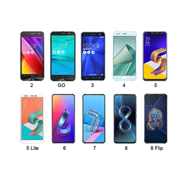 Mobile Phone LCD for Asus Zenfone Zoom GO 2 Laser 3 Max 3S 4 Selfie 5 Lite 5Z 6 7 Pro 8 Flip Touch Screen Display