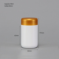 Bouteille personnalisée en plastique de qualité alimentaire 150 ml 175 ml pour médicaments, vitamines, pilules, capsules et compléments