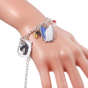 Anime Manga serie Attack on Titan Charm Charms pulsera - Product Image 3