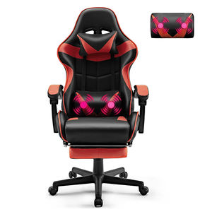 Best-seller Fauteuil de jeu avec roulettes silencieuses Rembourrage en cuir PU Dossier haut inclinable Idéal pour la configuration de la salle de jeux - Product Image 5