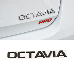 Autocollant d'emblème de coffre de voiture auto-adhésif ABS 4x4 pour <span class=keywords><strong>Skoda</strong></span> Octavia Kodiaq Karoq Superb Rapid Fabia Kamiq <span class=keywords><strong>Yeti</strong></span> - Product Image 1