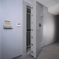 Portes de salle de exposition résistantes aux effraction et au perçage, portes de sécurité pour la protection des objets