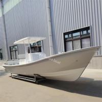 Yacht de sport Liya 19 pieds 22 pieds 25 pieds en fibre de verre avec moteur hors-bord certifié CE pour la pêche et le travail en lac