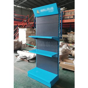 Tragbarer und langlebiger Metall-Pegboard-Displayst änder Faltbarer Hardware-Werkzeug halter für Werbe displays - Product Image 1