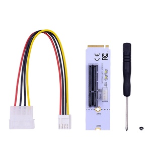 NGFF M.2 - PCI-E 4X 라이저 카드 M2 키 M - PCIe X4 어댑터(LED 전압 표시기 포함) Express Pcie - Product Image 1