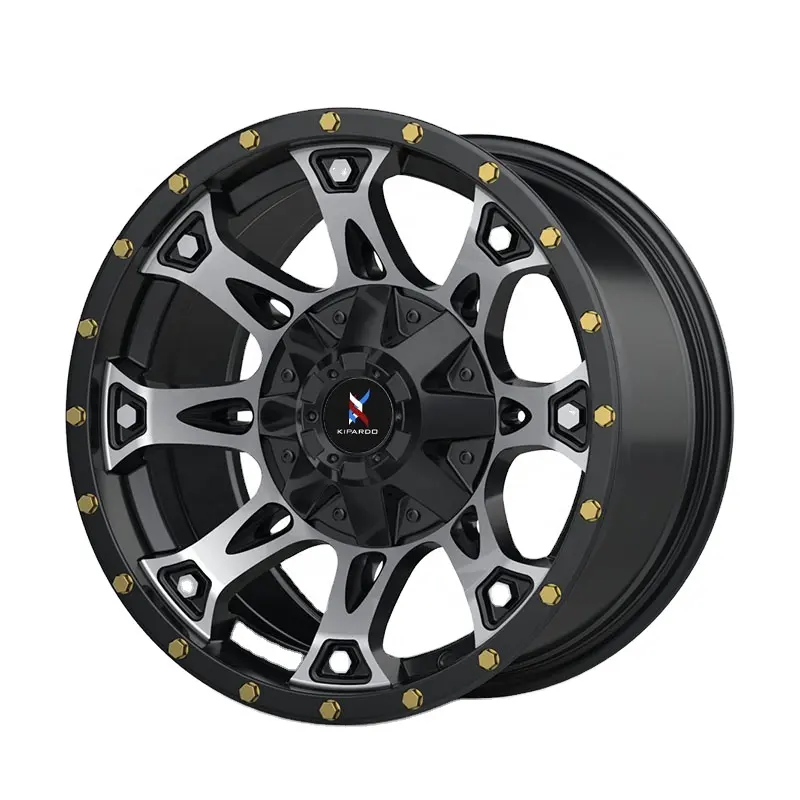 Kipardo 2020ออกแบบใหม่15X8ล้อ PCD 6X139.7 6 Lug 4X4ออฟโร้ดล้อแม็กรถยนต์15นิ้ว