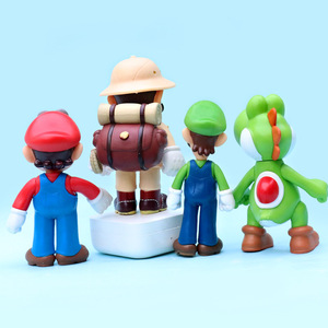 Jouets d'anime japonais, figurine de poupée d'anime, 5 pièces, ensemble de figurines d'<span class=keywords><strong>action</strong></span> en PVC Super Mari0 <span class=keywords><strong>Bros</strong></span> pour la promotion - Product Image 3