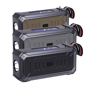 Mgitec Dual Solar 5.3 5W Plastik Kablosuz Hoparlör Dahili Mikrofon Kartı Aydınlatma Çok Fonksiyonlu Dış Mekan Taşınabilir Masaüstü - Product Image 4