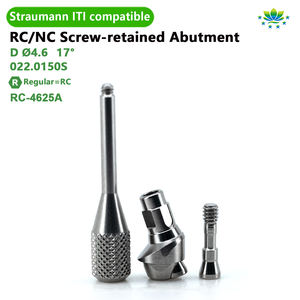Straumann OEM ODM Multi Unit Butée coudée Titane Ensemble complet 17 ° 30 ° Piliers pour prothèse d'implant dentaire en stock 24H Navire - Product Image 2