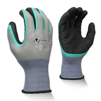 Gants de travail antidérapants XINGYU en polyester 13 jauges avec paume doublement enduite de latex froissé pour la cueillette de fruits, l'atelier, le tri et l'entrepôt