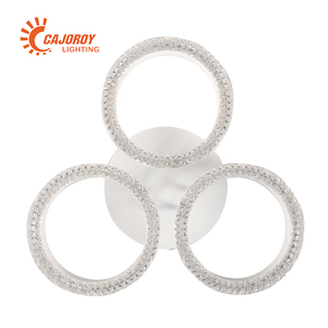 Grand lustre moderne pour salon, décoration en cristal LED, lampe de plafond de luxe pour salon - Product Image 1