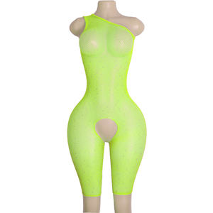 Visnet-bodysuits Exotische nachtleven-danskleding Clubkleding Dansers Hoogwaardige stripperoutfits Groothandelcollectie Bikini op maat - Product Image 3