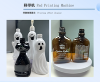 Machine d'impression pneumatique à deux couleurs pour le marquage précis à deux couleurs de petites pièces en plastique, spécialement conçue pour les clés de jouets
