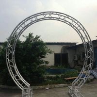 Personalizado global de aluminio círculo techo truss estructura decoración truss boda arco truss