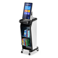 Kiosque de bibliothèque intelligent Terminal de livre de retour d'emprunt en libre service Kiosque intelligent avec lecteur de carte Lecteur Nfc Signalisation numérique LCD