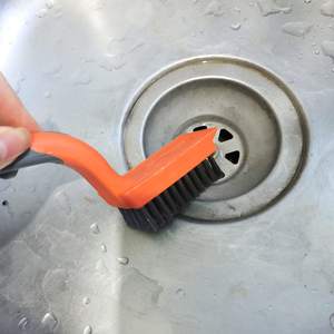 3 pezzi Set di spazzole metalliche in gomma arancione + arancione grigio impugnatura con impugnatura curva pulizia spazzole in setola antiruggine pennelli per sporco usati - Product Image 6