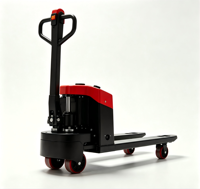 Pallet Jack Listrik 1.5t 2t Tipe Walkie Penuh untuk Gudang, Pengangkut Pallet Listrik untuk Penanganan Material, Logistik, dan Transportasi