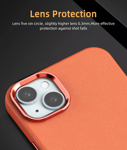 Étui de téléphone en <span class=keywords><strong>cuir</strong></span> de luxe de haute qualité, élégant et doux pour la peau pour Iphone11/<span class=keywords><strong>12</strong></span>/13/14 - Product Image 4