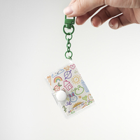Mini Libreta con Llavero y Logotipo Personalizado, Totalmente Personalizable, Portátil, Estética, Pequeño Diario con Cubierta de PVC