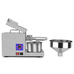 New K38 Commercial Oil Press 1200W Large Motor Strengthen Pressing Rod Cold Hot Oil Press Machine Peanut Olive Oil Extractor