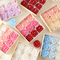 Künstliche Rosen-Duftkerzen Handgefertigte Zarte Blumenkerze für Zuhause Schlafzimmer Romantische Atmosphäre Dekoration