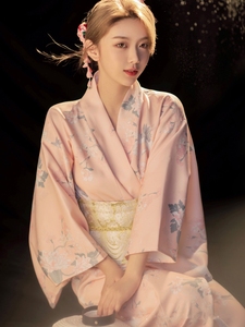 Kimono Kamisome pour <span class=keywords><strong>femme</strong></span>, robe traditionnelle japonaise, Furisode, <span class=keywords><strong>Yukata</strong></span> de style <span class=keywords><strong>japonais</strong></span>, costume de photographie, kimono <span class=keywords><strong>japonais</strong></span> - Product Image 2