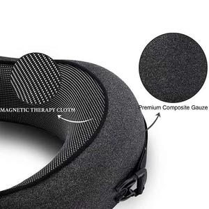 หมอนรองคอแบบเป่าลมได้ง่ายสำหรับการจัดเก็บเมมโมรี่โฟมหมอนรองคอกลางแจ้งสำหรับการเดินทางเครื่องบิน - Product Image 3