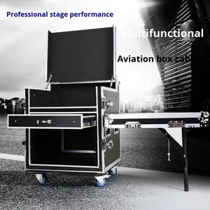 Hợp kim nhôm trường hợp chuyến bay Hộp dụng cụ cho ánh sáng Sân Khấu-sinh thái thân thiện thiết kế hiện đại Logo tùy chỉnh mật khẩu bảo vệ - Product Image 2