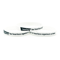 Pulseras de silicona Memo pulsera código QR pulseras personalizadas Baller bands