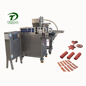 Extrusora Industrial de salchichas sin carcasa, relleno de carne de alta eficiencia, formación de palitos de queso, croquetas de patatas, máquina a gran escala - Product Image 6