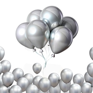 Biodegradable Round Chrome Latex <b>Balloon</b> Glossy Valentine Champagne Cheap Shuaian Color Helium Toy Blue Mirror Shine - Product Image 1