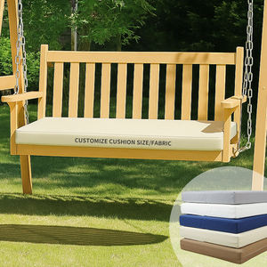 Coussin de banc d'extérieur matelassé épais, design incurvé, rembourrage en <span class=keywords><strong>mousse</strong></span>, housse amovible et lavable - Product Image 4