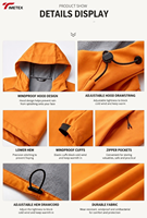 Veste Softshell Unisexe TIMETEX en Polaire Imperméable Coupe-Vent à Capuche Col Montant Fermeture Éclair pour Randonnée en Plein Air Vente en Gros OEM