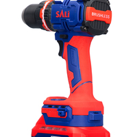 Perceuse sans fil sans balais 20V avec boîtes colorées