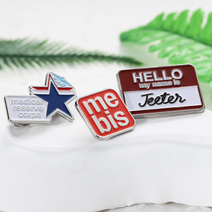 Sản Xuất Thiết Kế Tùy Chỉnh Của Riêng Bạn 3D 2D Hat Vải Mềm Cứng Men Pins Kim Loại Biểu Tượng Huy Hiệu Trâm Kẽm Hợp Kim Tùy Chỉnh Ve Áo Pin - Product Image 4