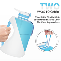 Bouteille d'eau en plastique écologique sans BPA de 3,78 L (1 gallon) avec couvercle à large ouverture pour consommation directe, idéale pour adultes en extérieur – Achat en gros personnalisé en Chine