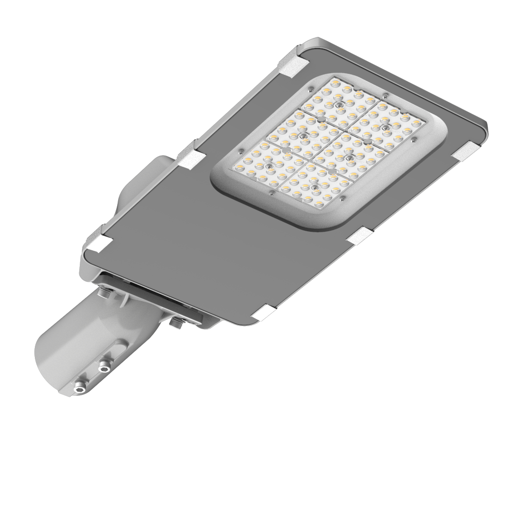 80W Outdoor LED Street Light Aluminum Alloy Body with IP65 Integrated for Multiple AC Power Supply Applications