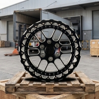 Jantes Beadlock forgées tout-terrain 17X10.5 6x135 pour camion, course de dragster, avec anneau anti-chute pour Dodge Ram