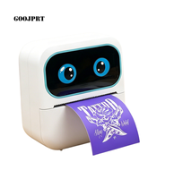 Printer Label Thermal Mini Portabel Tanpa Tinta 2-in-1 Fungsi Label & Stiker Multi-Ukuran Nirkabel dengan Baterai 1200mAh