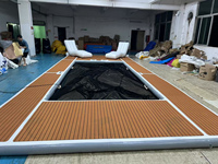 Dock gonflable de piscine de mer de point de chute de haute qualité pour le bateau de ski de jet de yacht grande taille pour le divertissement de lac de mer