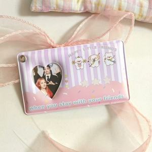 Porte-cartes Kpop personnalisé en PVC de 3 pouces, porte-clés tendance en forme de cœur creux pour Jennie, porte-cartes de crédit en PVC, porte-photo pour cartes photo de grande taille - Product Image 5