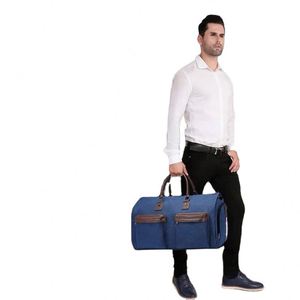 Sac de voyage élégant pour vêtements avec trousse de toilette 2 en 1, sac de voyage suspendu pour costume, sacs de voyage pour hommes, fabriqué en usine BSCI - Product Image 6