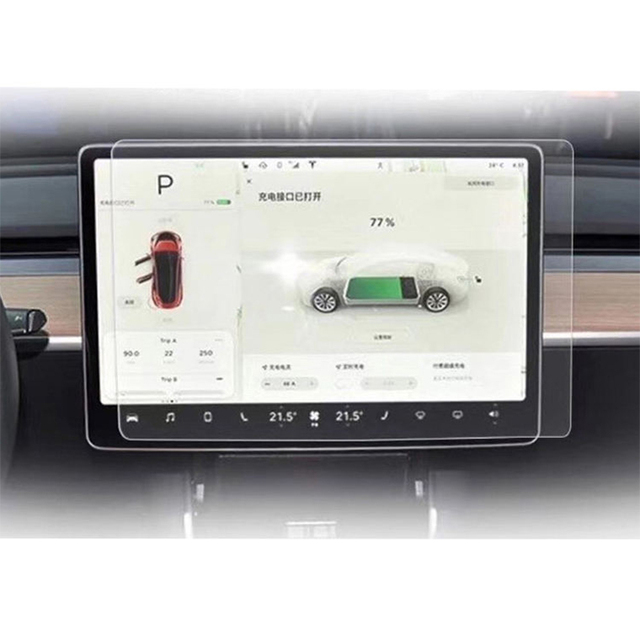 Best Quality Car Navigation 17Inch 15inch Model 3 Y Center Control 2D Matte Tempered Glass for Tesla Gps Screen Protector
